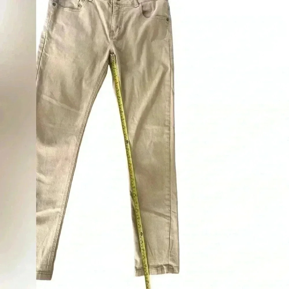 Ziz Denim Men Slim Straight Fit Size 32X30 Tan Jeans - Picture 4 of 5